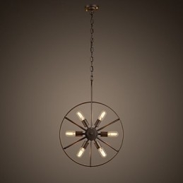 Retro Klassiske Metalltaklamper Enkle Pendellamper Kafependellampe