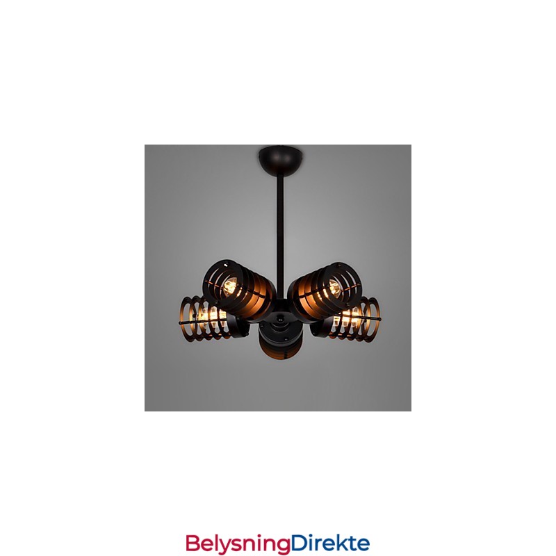 Retro Klassiske Metalltaklamper Enkle Pendellamper Kafependellampe