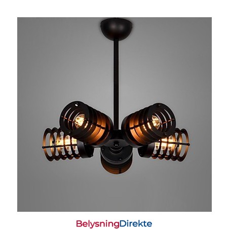 Retro Klassiske Metalltaklamper Enkle Pendellamper Kafependellampe