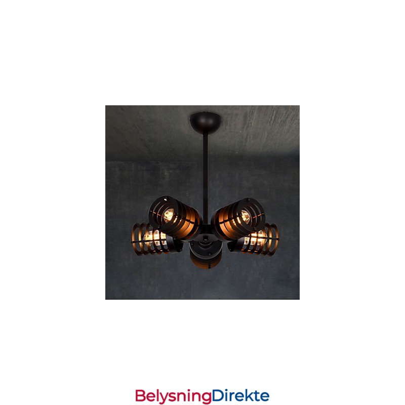 Retro Klassiske Metalltaklamper Enkle Pendellamper Kafependellampe