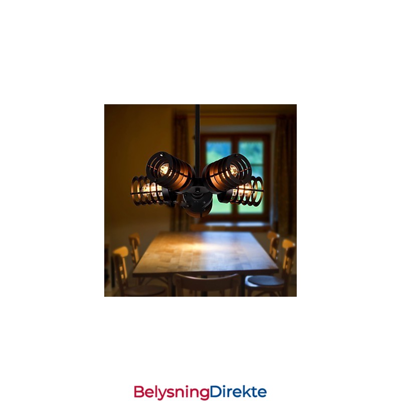 Retro Klassiske Metalltaklamper Enkle Pendellamper Kafependellampe