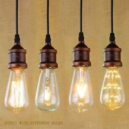 Pendellamper Tradisjonell Klassisk Vintage Retro Landlig Garasje Metall