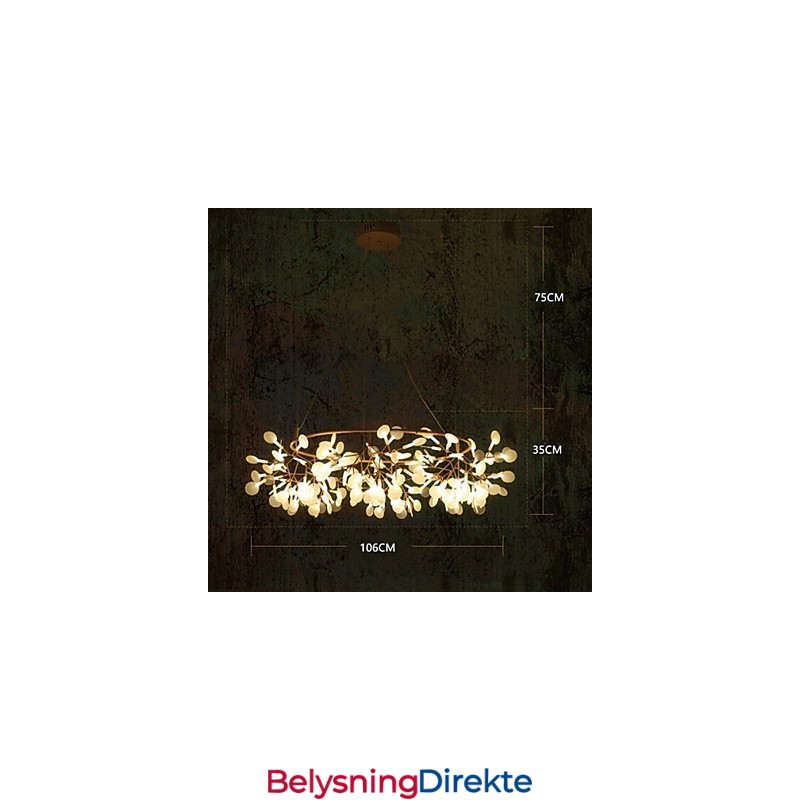 Country Designers Antikk Messing Metalllysekrone