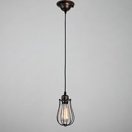 Minilampe I Landlig Stil Med 1 Lys I Retrostil