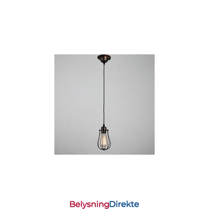 Minilampe I Landlig Stil Med 1 Lys I Retrostil