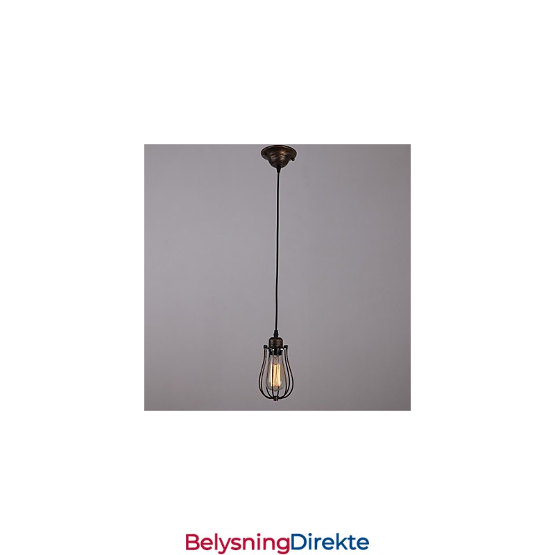 Minilampe I Landlig Stil Med 1 Lys I Retrostil