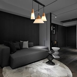 Moderne, Moderne, Mini-Stil, Krommetalllysekrone