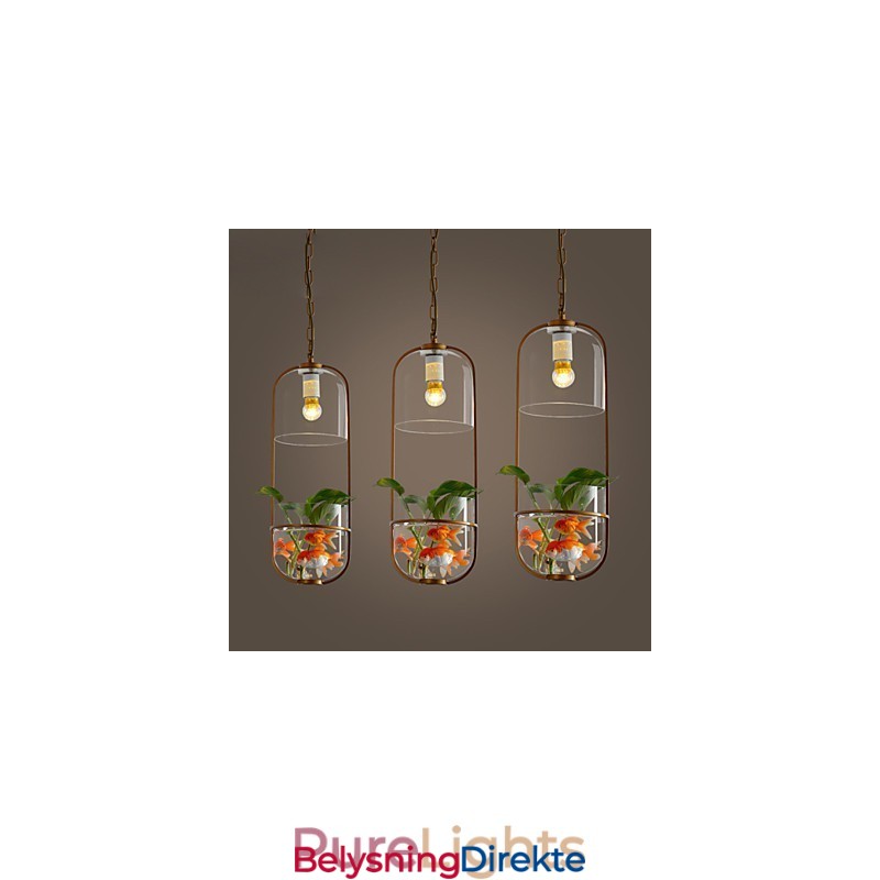 Moderne, Samtidskunstnerisk Dekorativ Design Pendellampe (Uten Planter)