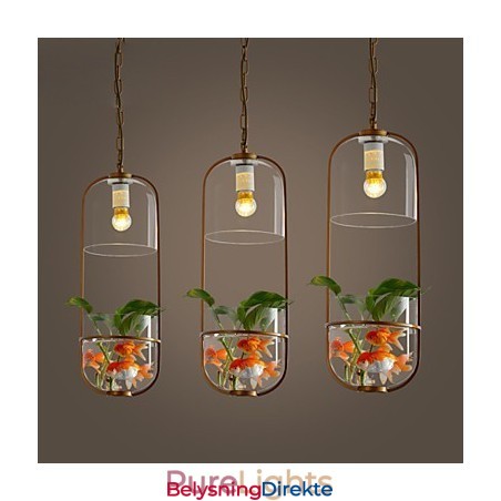 Moderne, Samtidskunstnerisk Dekorativ Design Pendellampe (Uten Planter)