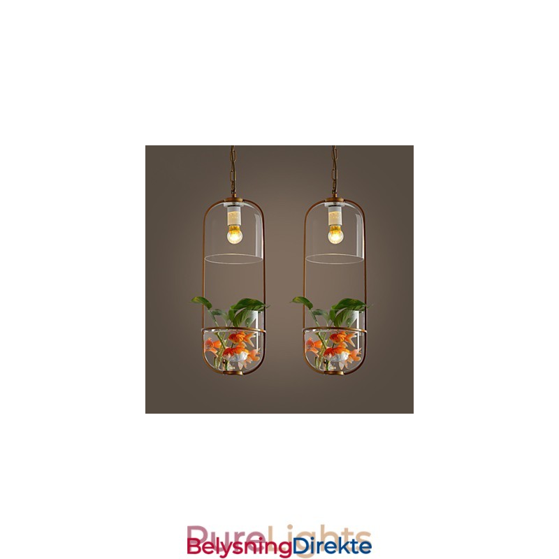 Moderne, Samtidskunstnerisk Dekorativ Design Pendellampe (Uten Planter)