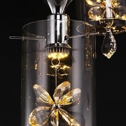 Moderne Samtids Krystall Andre Glass Pendellampe