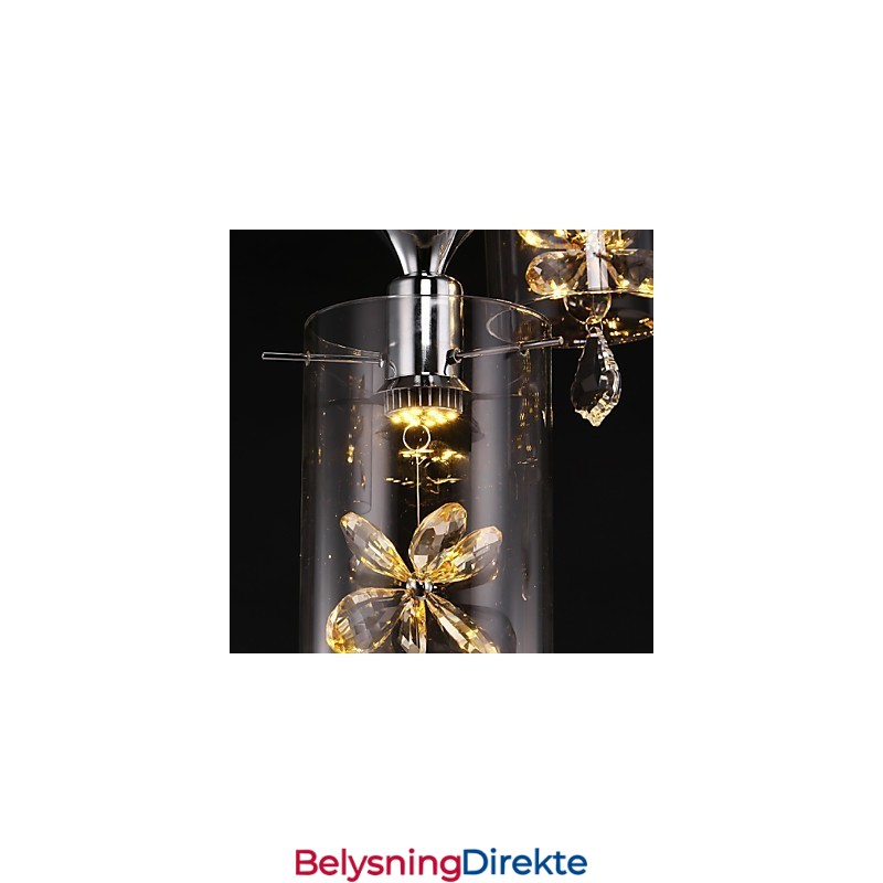 Moderne Samtids Krystall Andre Glass Pendellampe