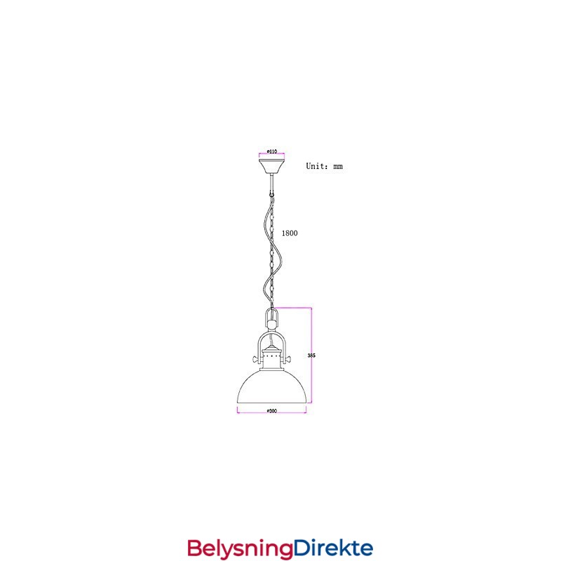 Moderne Samtids Mini-Stil Andre Glass Pendellampe