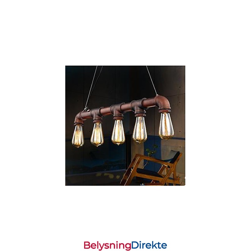 Amerikansk Landlig Industriell Veranda Loftsrør Droplight