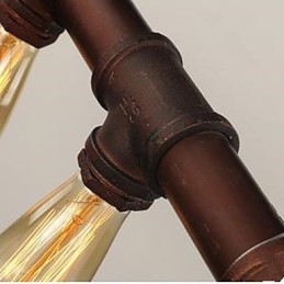 Amerikansk Landlig Industriell Veranda Loftsrør Droplight