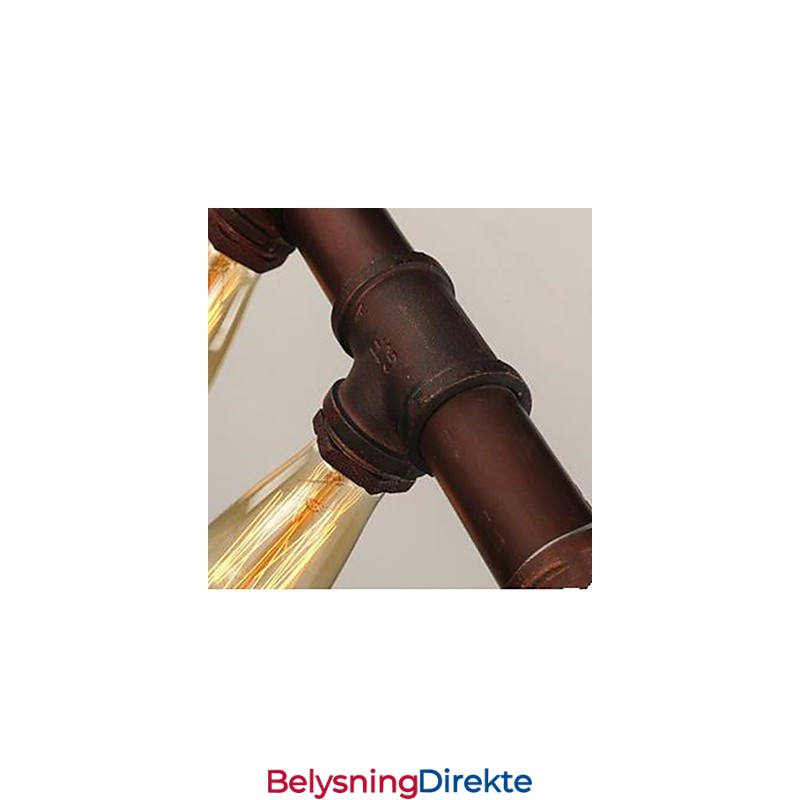 Amerikansk Landlig Industriell Veranda Loftsrør Droplight