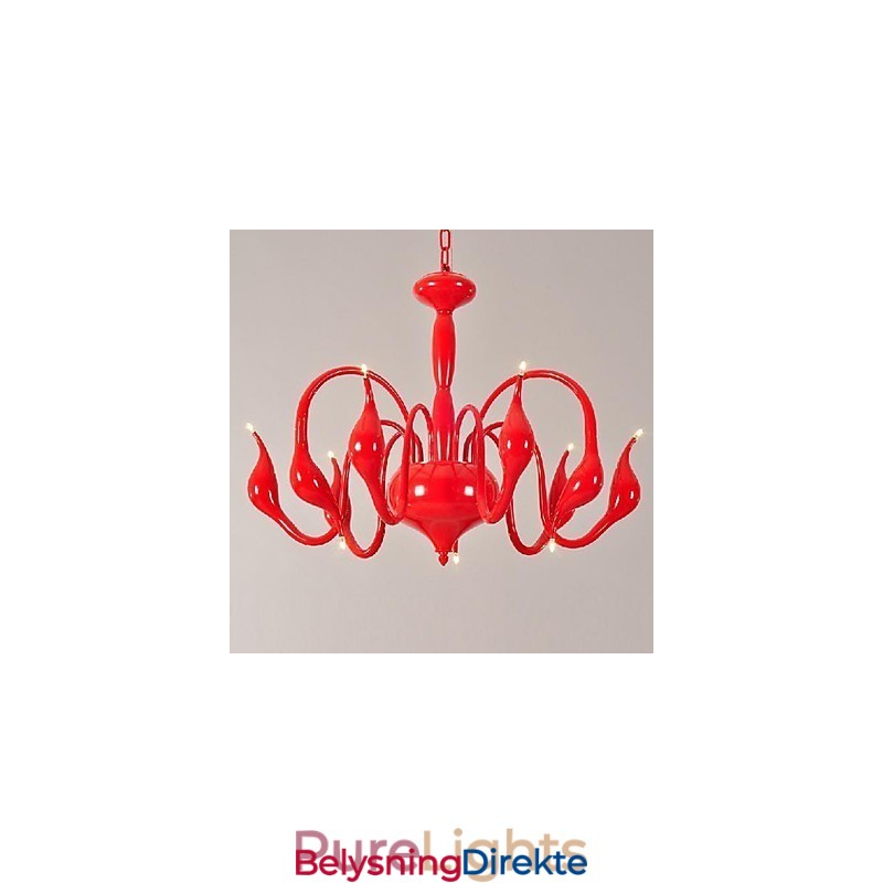 Moderne, Samtidskunstnerisk Galvanisert Metalllysekrone