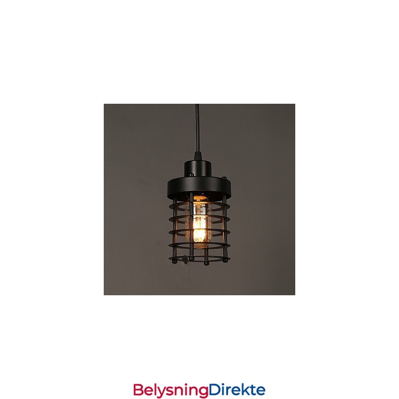 Retro Sirkel Av Enkle Hodelamper Og Lanterner Karakterkunst Lysekronelampe