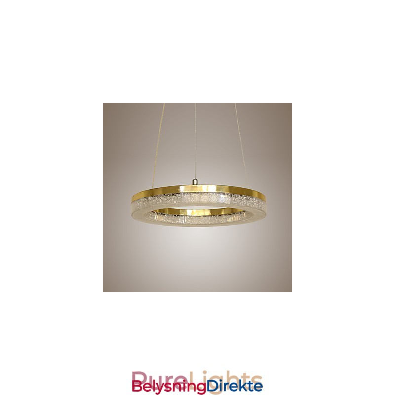 Krystall Pendellampe Gyllen Moderne Lampe