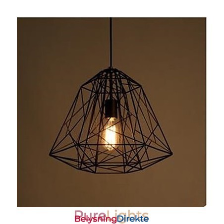 Retro Liten Sittende Smijerns Diamantanhengslampe