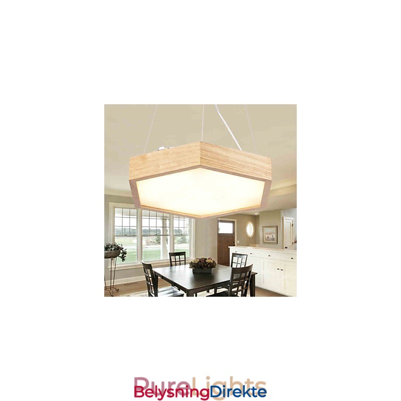 Moderne Samtids Landlig Ministil Andre Tre Bambus Pendellampe