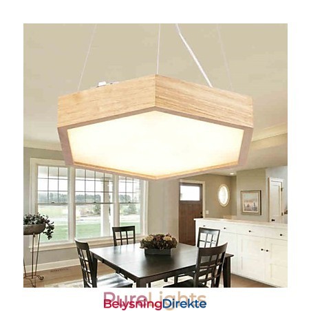 Moderne Samtids Landlig Ministil Andre Tre Bambus Pendellampe