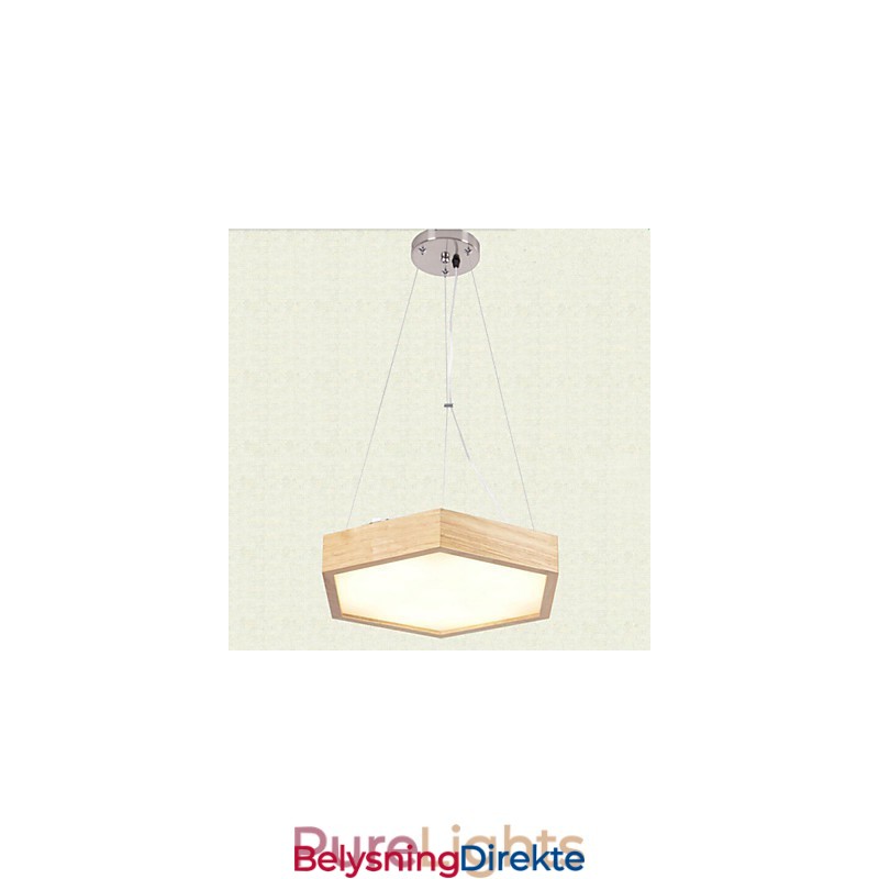 Moderne Samtids Landlig Ministil Andre Tre Bambus Pendellampe